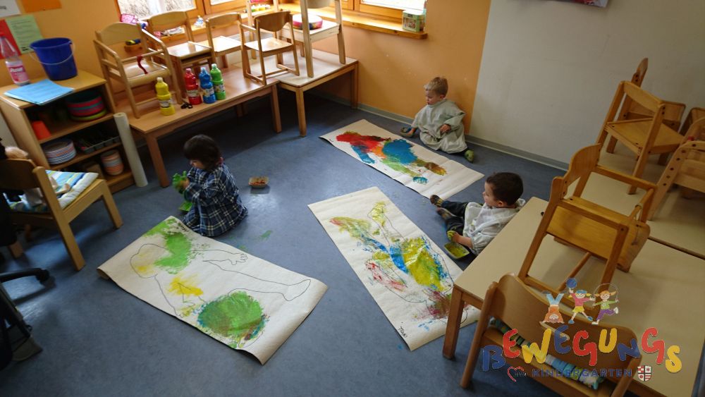 Projekt zum Thema „Wahrnehmung“ bei den Minis - Kindergarten im